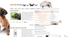 Desktop Screenshot of mypetarticles.com